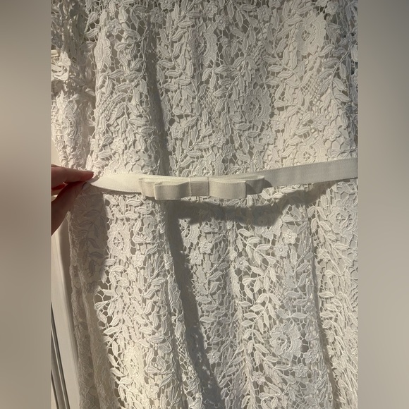 Self Portrait short-sleeve lace midi dress - Picture 5 of 8